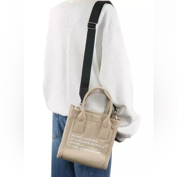 Marc Jacobs || NWT || Workwear Small Canvas Tote w/ Strap - Picture 13 of 14